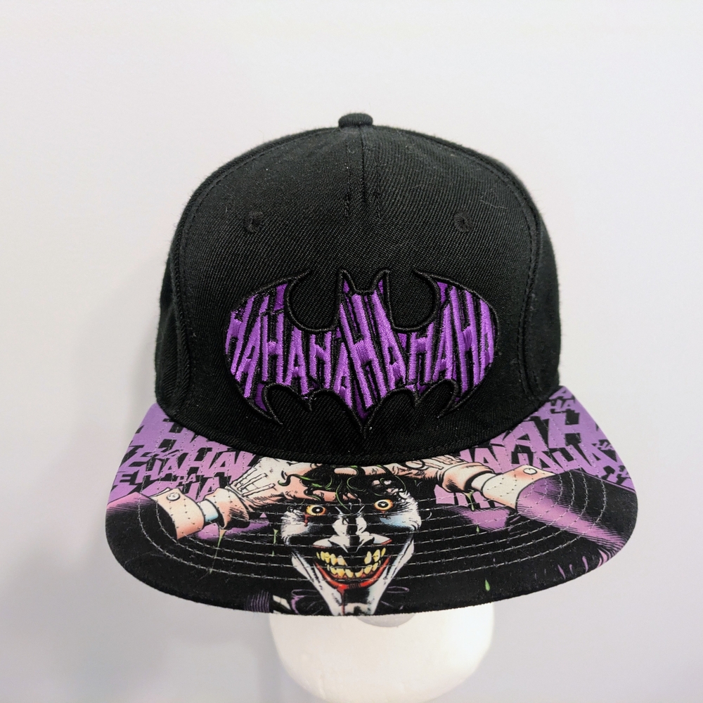Black and Purple Joker Snapback